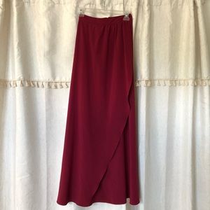 deep red maxi skirt✨New Years Eve outfit!
